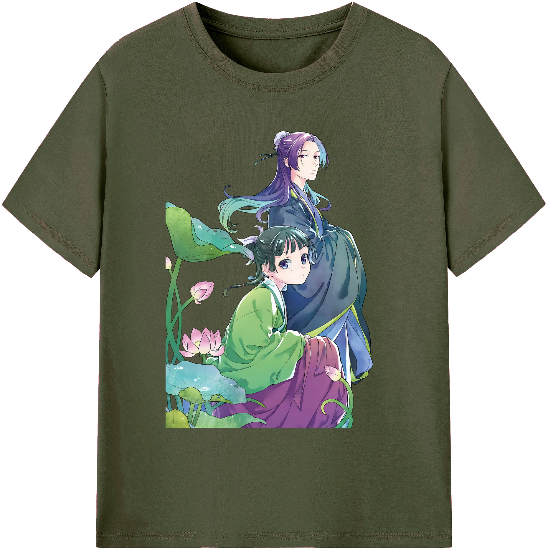 （画像用） 薬屋のひとりごと The Apothecary Diaries 綿100％ メンズ半袖Tシャツ｜肌触りやわらか＆通気性